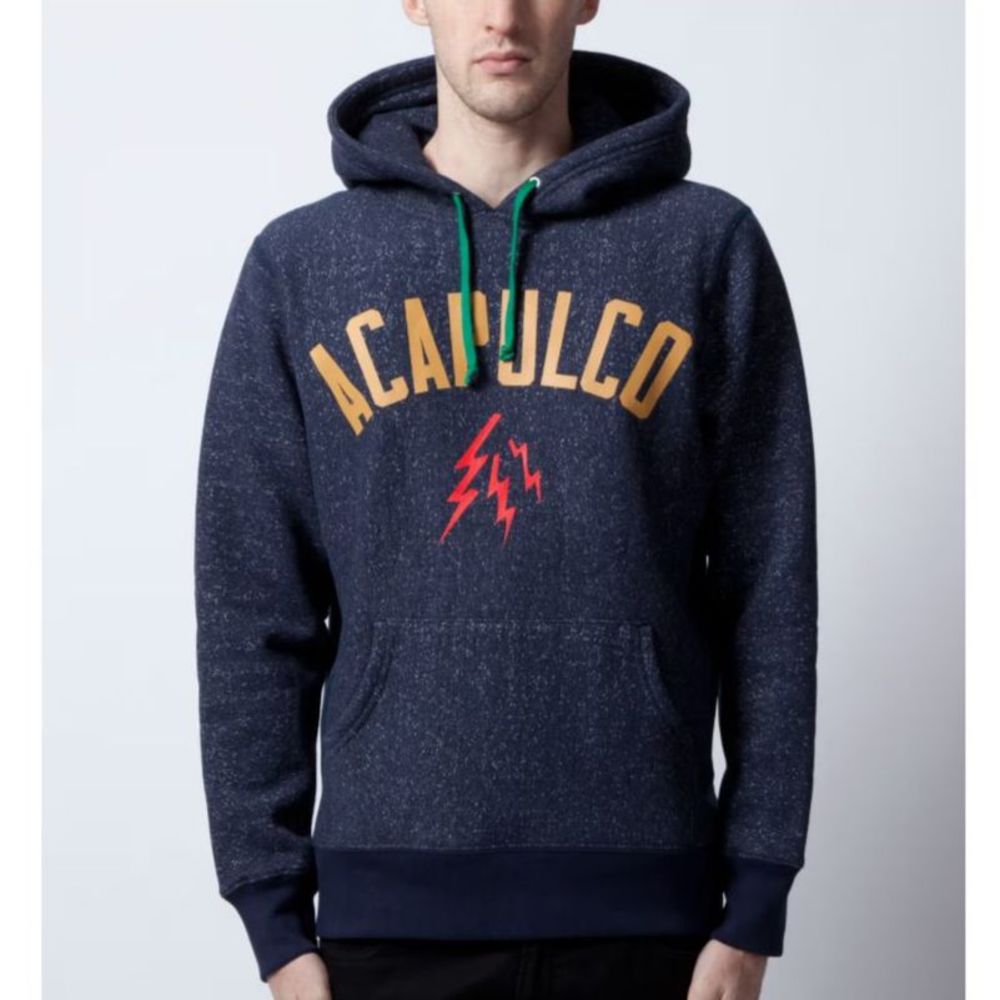 ACAPULCO GOLD S&P NAVY GHOST ARMY PULLOVER HOODIE